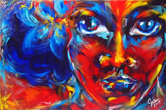 Sian Pampellonne - Barbados-T&T - I Am You 24x36